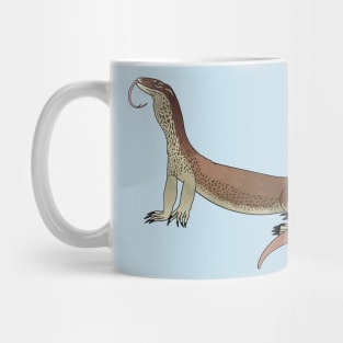 Monitor lizard cartoon illustration Mug